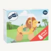 Houten trekspeelgoed leeuw - Afbeelding 2