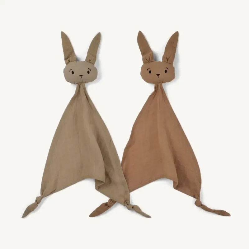 Ado knuffeldoekje 2-pack camel