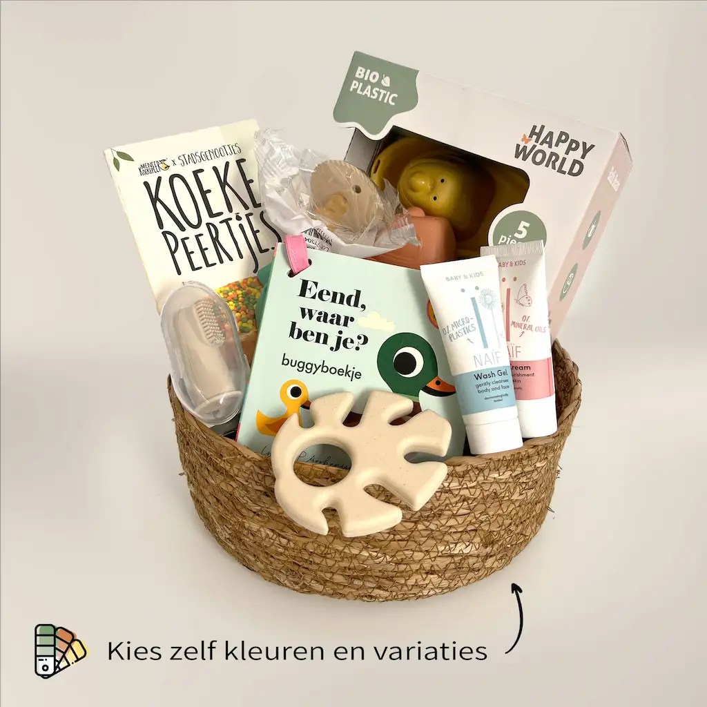 Duurzame kraammand 8 dagen klein Duurzame kraammand 8 dagen klein